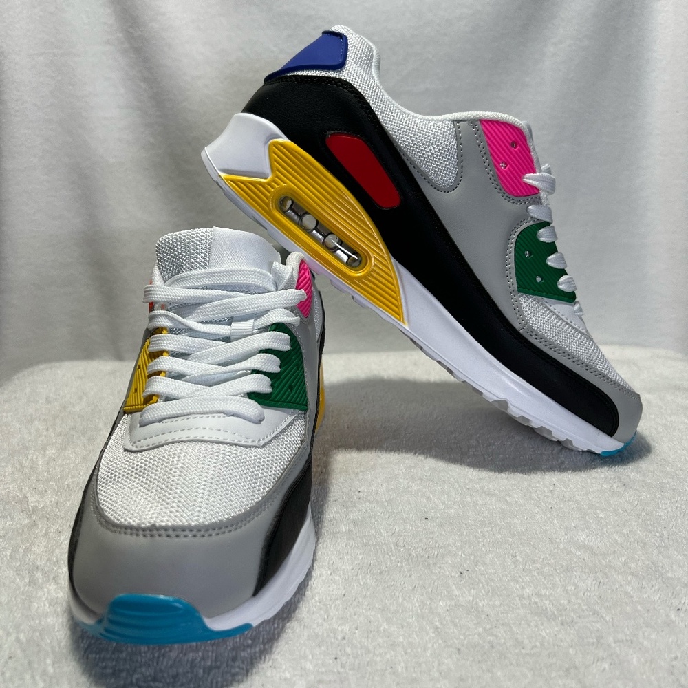 Casual Shoes Unisex, Sneakers Size 8.5 Leather & Cloth